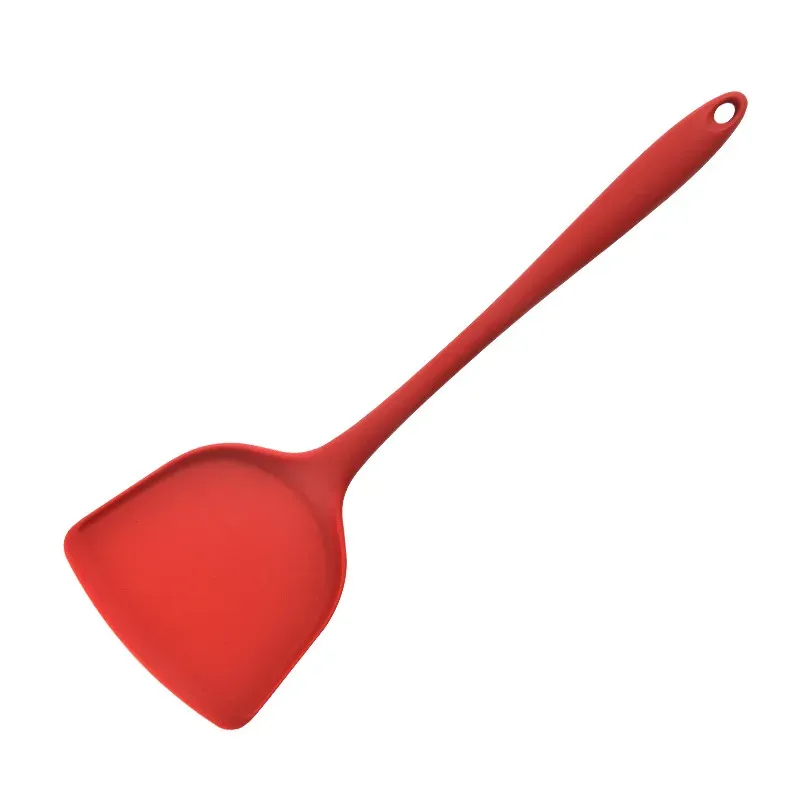 Spatule domestique en silicone pour poêles antiadhésives, ustensile de cuisine de style chinois, spatule à frire résistante à la chaleur 8