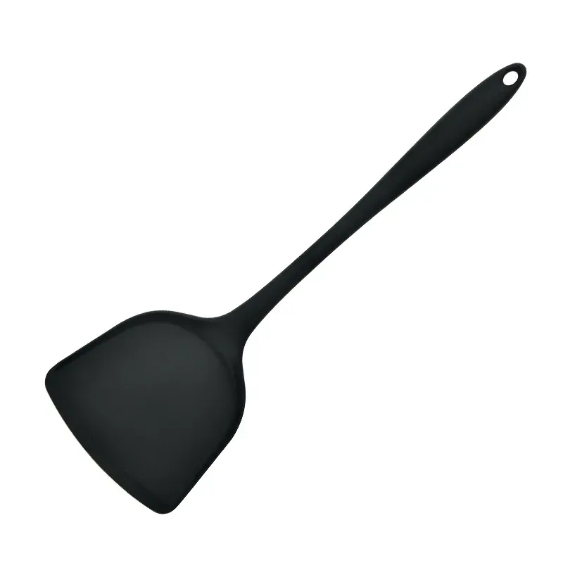 Spatule domestique en silicone pour poêles antiadhésives, ustensile de cuisine de style chinois, spatule à frire résistante à la chaleur 9