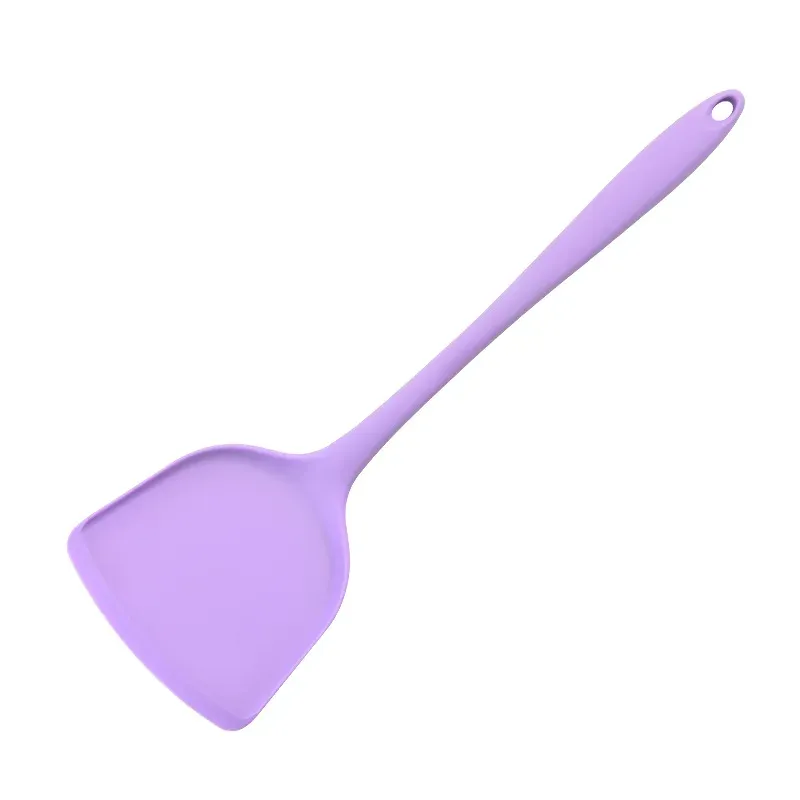 Spatule domestique en silicone pour poêles antiadhésives, ustensile de cuisine de style chinois, spatule à frire résistante à la chaleur 10