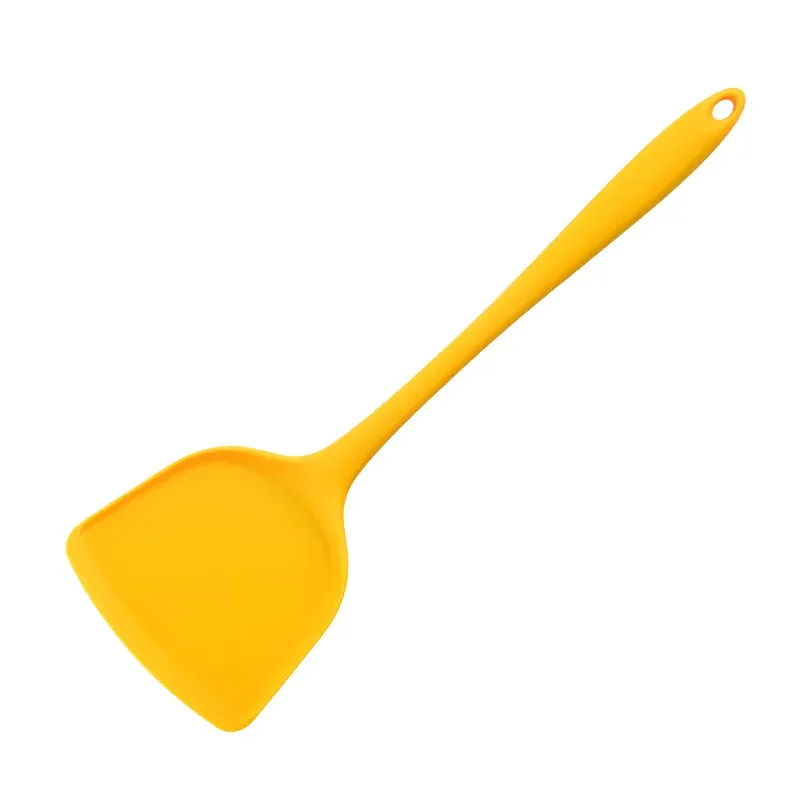Spatule domestique en silicone pour poêles antiadhésives, ustensile de cuisine de style chinois, spatule à frire résistante à la chaleur 11