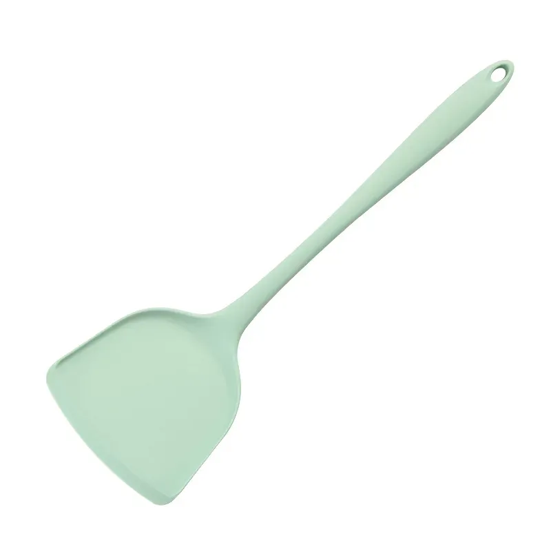 Spatule domestique en silicone pour poêles antiadhésives, ustensile de cuisine de style chinois, spatule à frire résistante à la chaleur 12