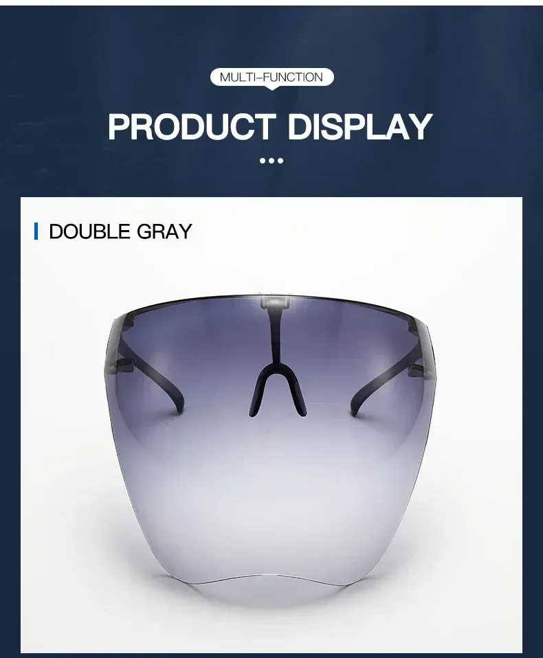 Lunettes de soleil intégrales, usage en extérieur