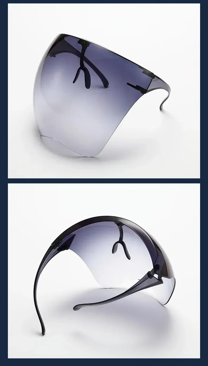 Lunettes de soleil intégrales, usage sportif