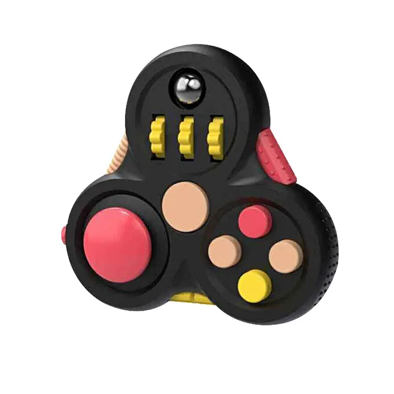 Cube de décompression arc-en-ciel 6/12 faces, jouet sensoriel anti-stress pour enfants et adultes 17
