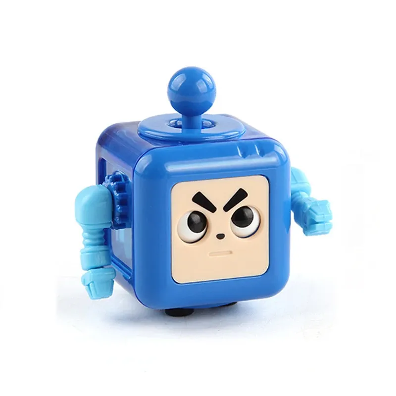 Cube de décompression arc-en-ciel 6/12 faces, jouet sensoriel anti-stress pour enfants et adultes 28