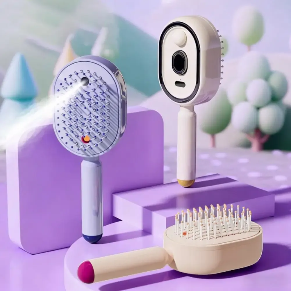 Brosse lissante en situation d'utilisation