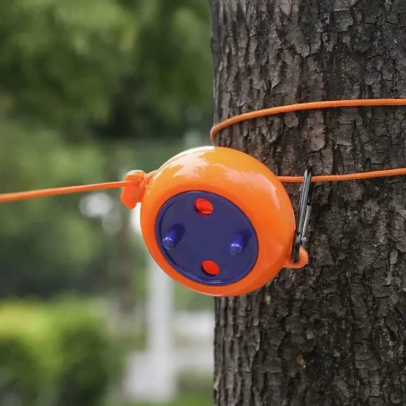 Corde à linge rétractable de 10 m, support de séchage portable pour voyage et plein air, corde coupe-vent pour camping et maison 6