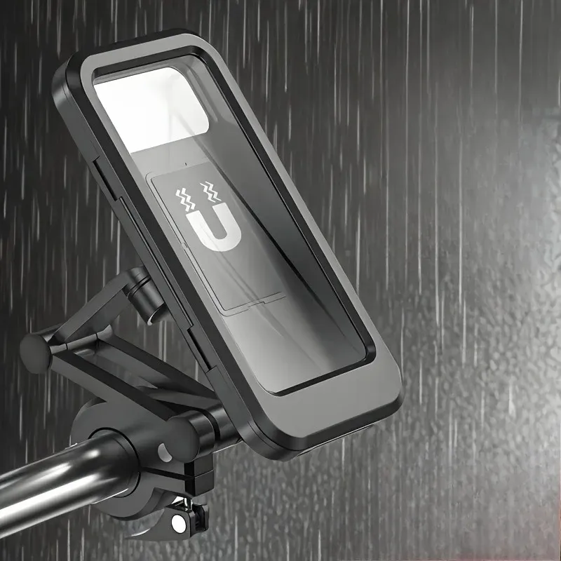 Support de téléphone universel pour moto et vélo, étanche et pivotant à 360° 4