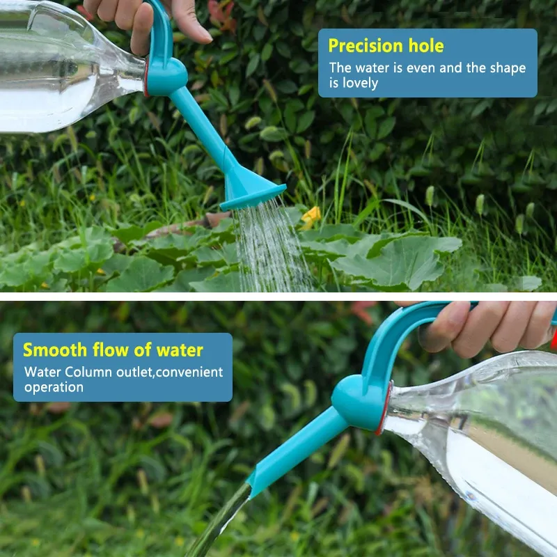 Bouteille pulvérisatrice portable à double usage pour l'arrosage des plantes et des semis 4