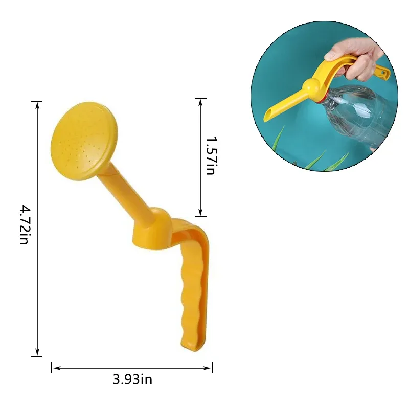 Bouteille pulvérisatrice portable à double usage pour l'arrosage des plantes et des semis 7
