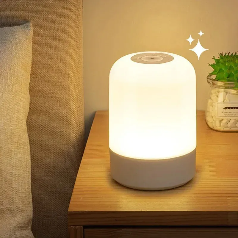 Lampe de chevet LED tactile rechargeable à intensité variable 10