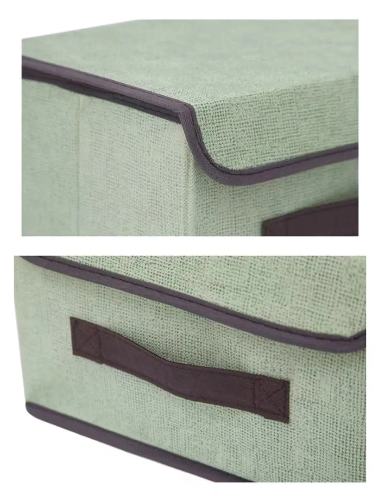 Boîte de rangement pliable et portable anti-poussière pour vêtements, cosmétiques et jouets 3