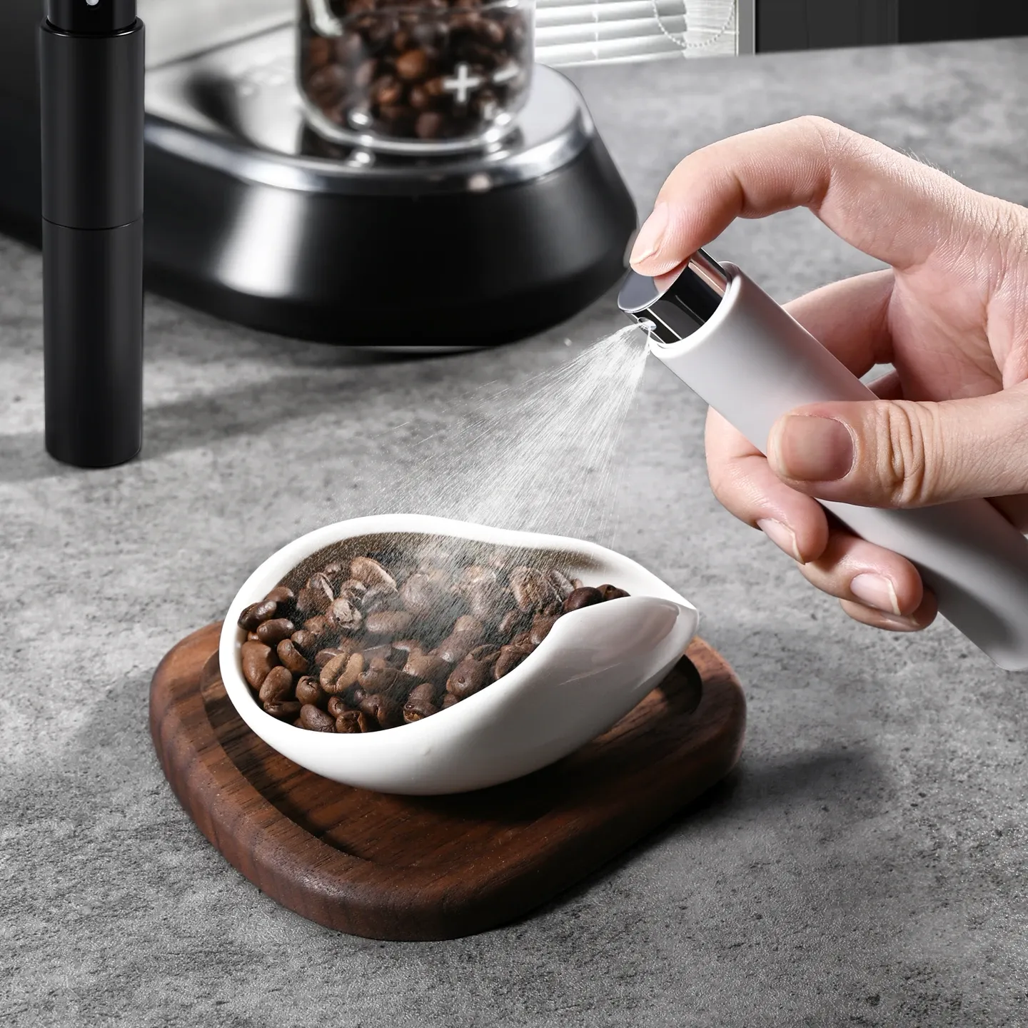 Pulvérisateur rechargeable portable pour grains de café, accessoire pour broyeur à expresso - Image 1