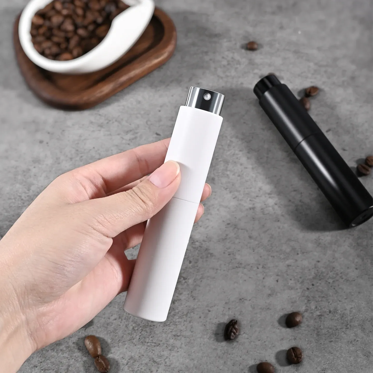 Pulvérisateur rechargeable portable pour grains de café, accessoire pour broyeur à expresso 4