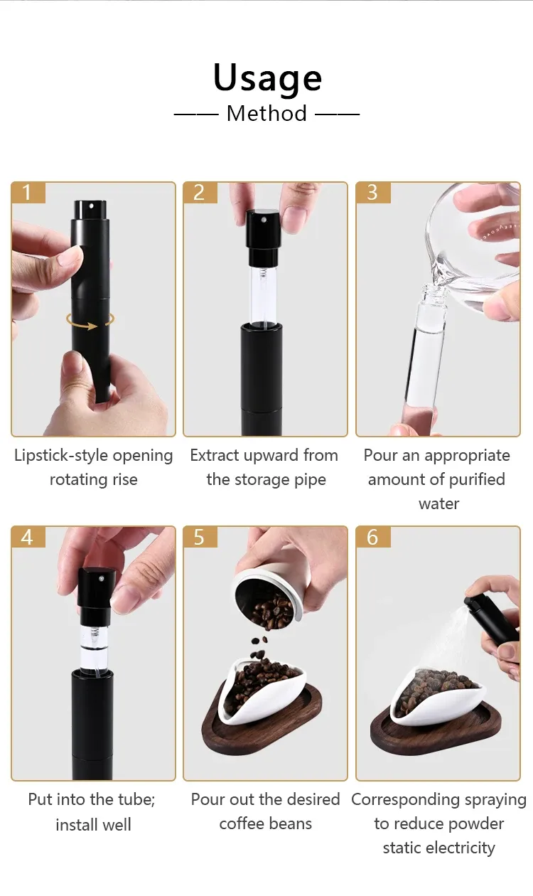 Vaporisateur de grains de café en situation