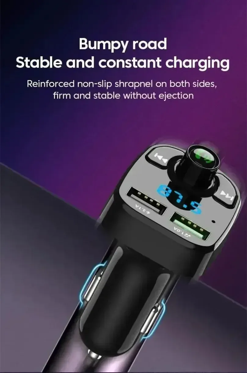 Charge simultanée de deux appareils en voiture