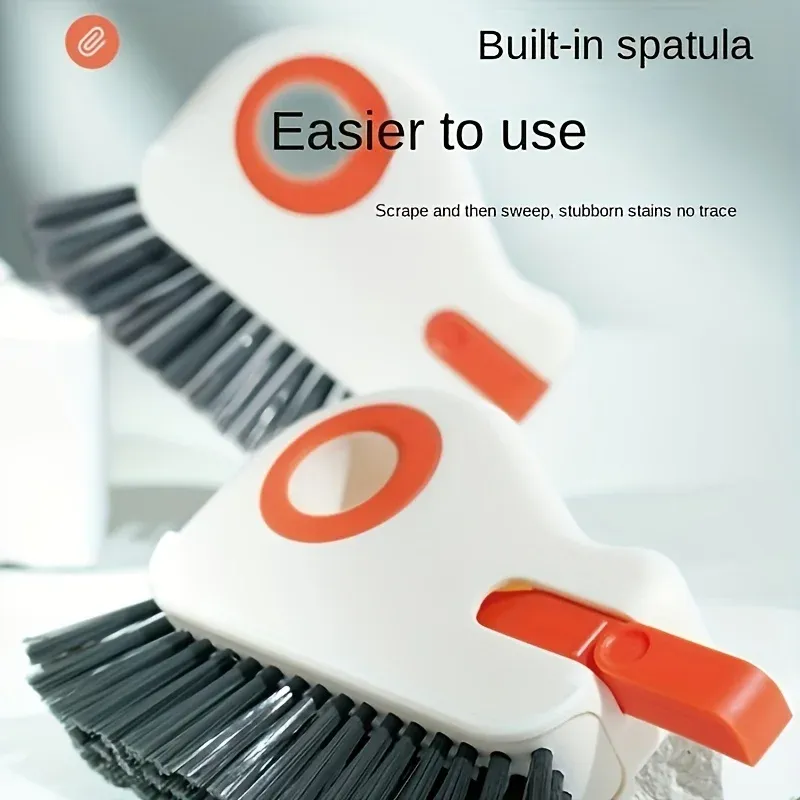 Lot de 2 brosses de nettoyage démontables pour rails de fenêtre, rebords de porte et coins de vitres 4