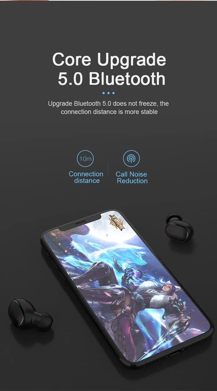 Écouteurs A6S en détail