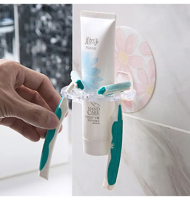 Porte-brosse à dents mural au quotidien