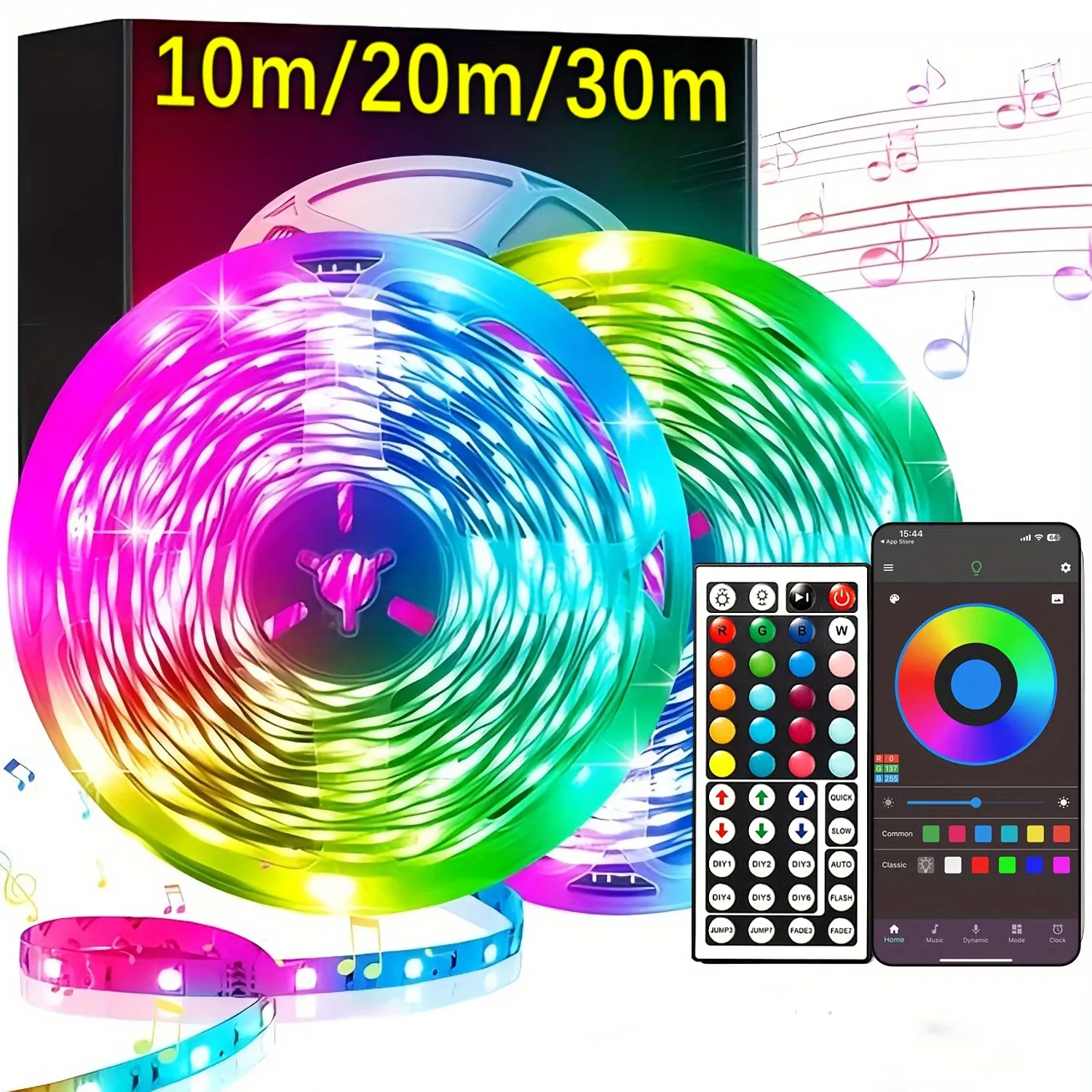Ruban LED USB 5 V flexible, décoration de maison, chambre et rétroéclairage TV 1