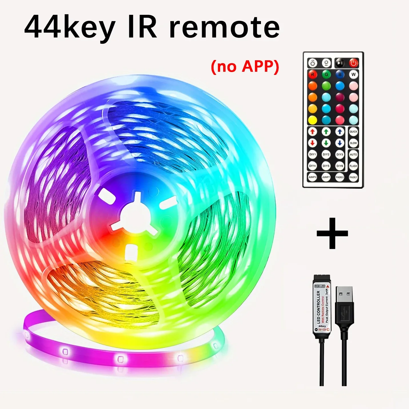 Ruban LED USB 5 V flexible, décoration de maison, chambre et rétroéclairage TV 7
