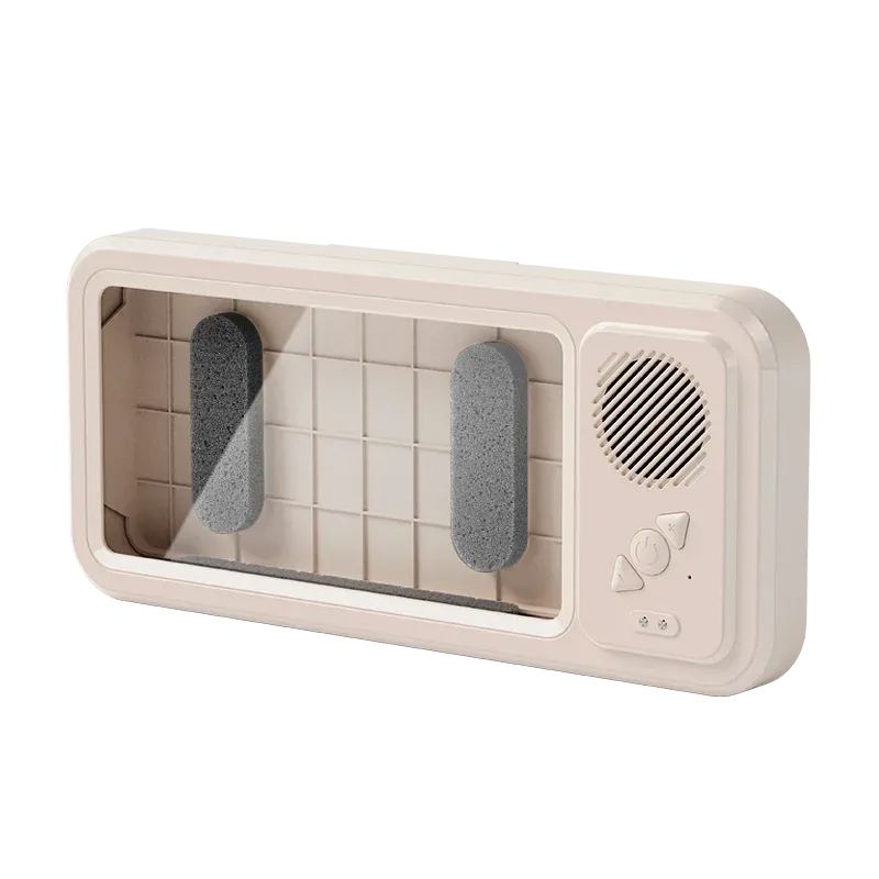 Support de téléphone de douche avec haut-parleur Bluetooth, étanche IPX4, anti-buée, écran tactile, support mural pour douche et salle de bain 8