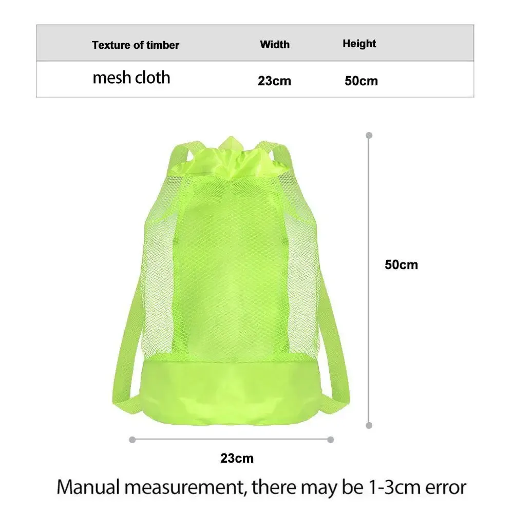 Sac à dos organisateur de jouets de plage léger pour le matériel de jeu sur le sable 6