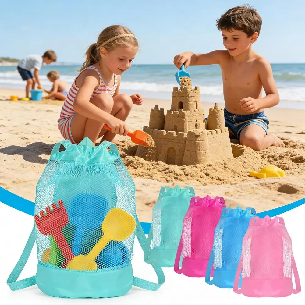 Sac à dos organisateur de jouets de plage, rangement des jouets
