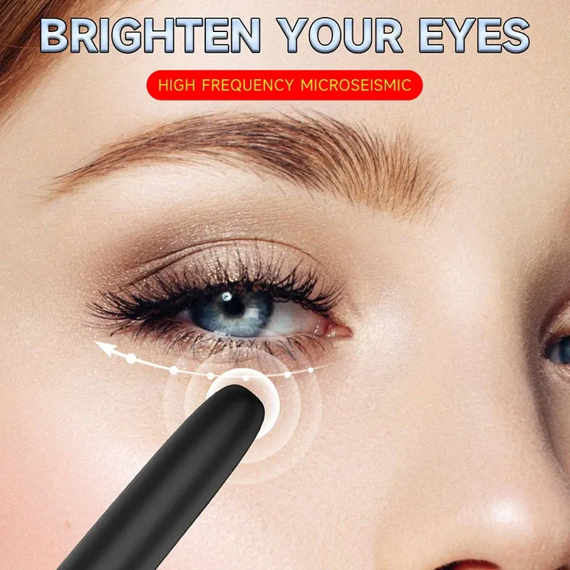 Brosse de maquillage vibrante, vue de profil