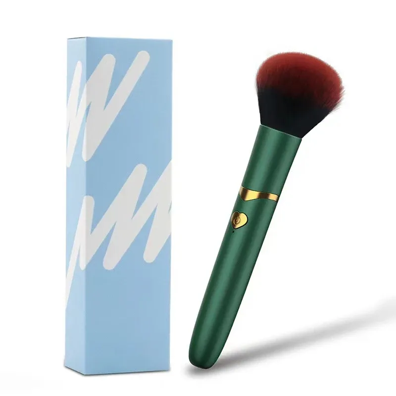 Brosse électrique 2 en 1 pour fond de teint à vibrations, multifonction, douce et moelleuse, portable et rechargeable 8