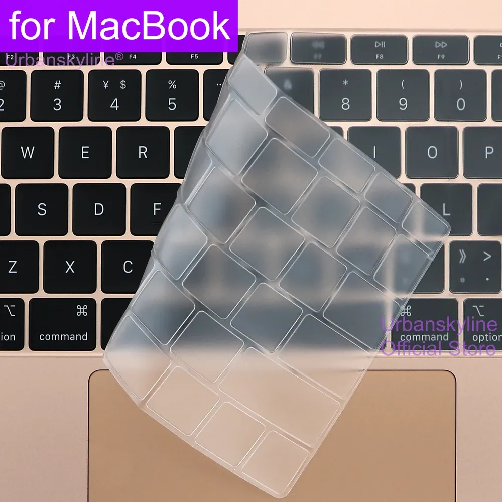 Housse de protection en silicone pour clavier MacBook Air 13" M1 et MacBook Pro 13", 14" et 16" (A2337, A2442) 1