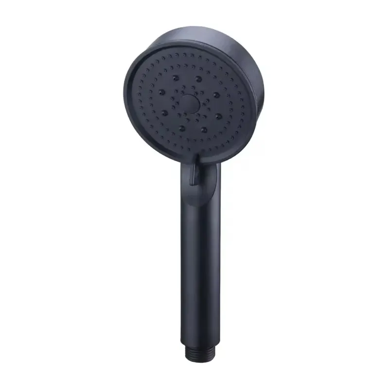 Pommeau de douche à main noir, haute pression réglable, 5 modes de jet, jet massant, pour salle de bain 10