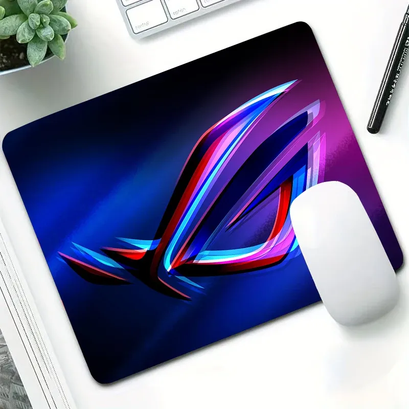 Tapis de souris carré pour joueurs ROG, petit format, lavable, antidérapant, en caoutchouc, pour table, AS-US 6