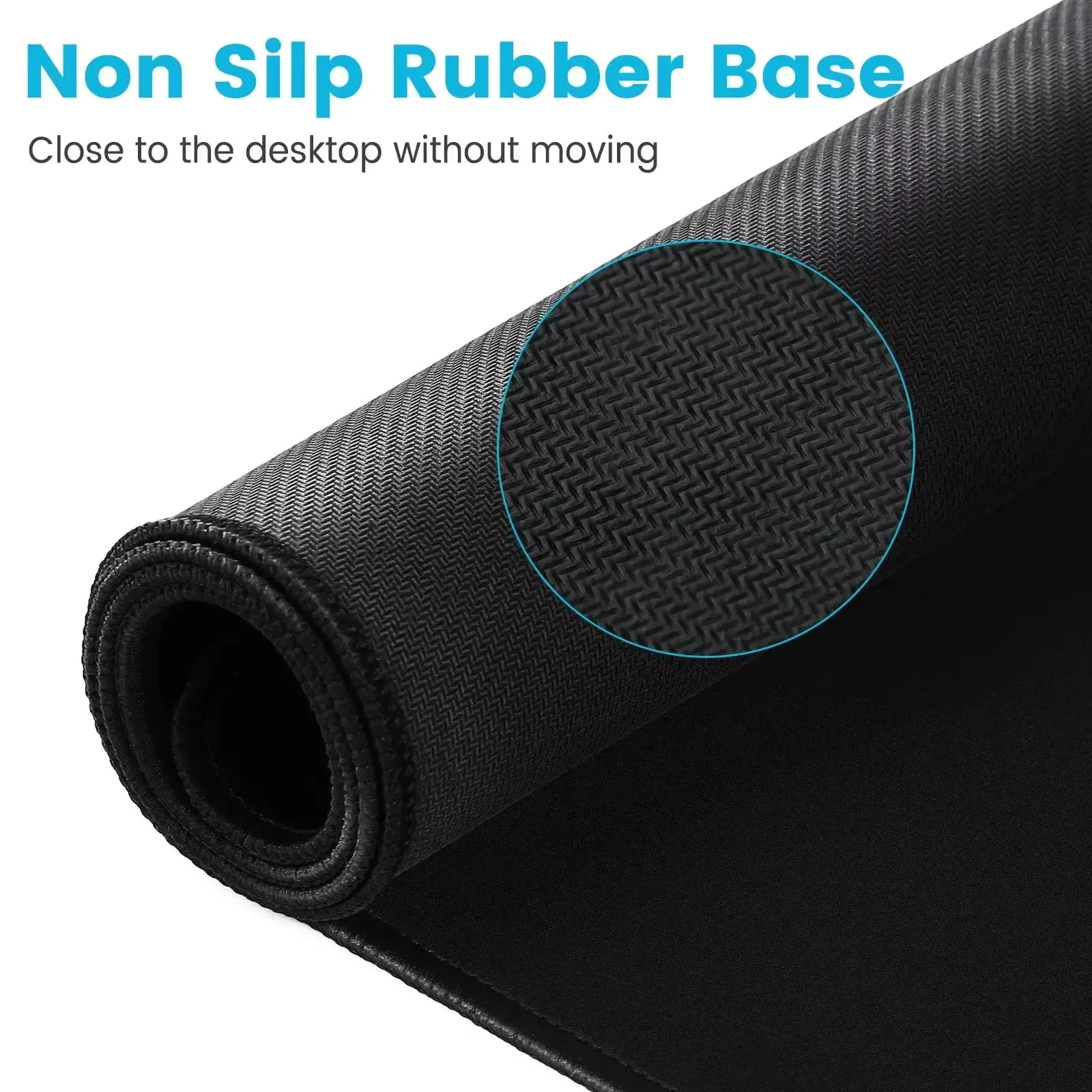 Tapis de souris carré, finition et design
