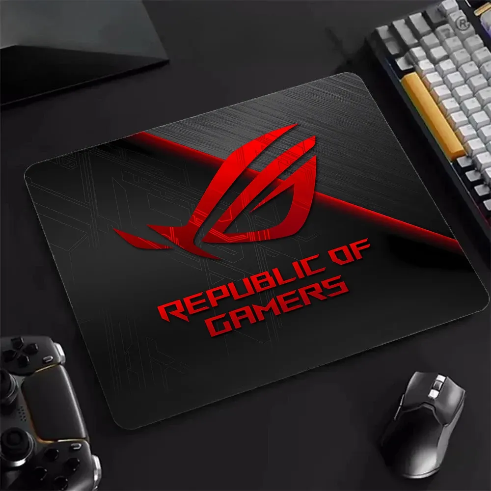 Tapis de souris carré pour joueurs ROG, petit format, lavable, antidérapant, en caoutchouc, pour table, AS-US 8