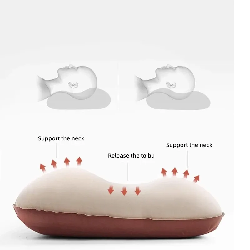 Oreiller de voyage ergonomique détail des matériaux