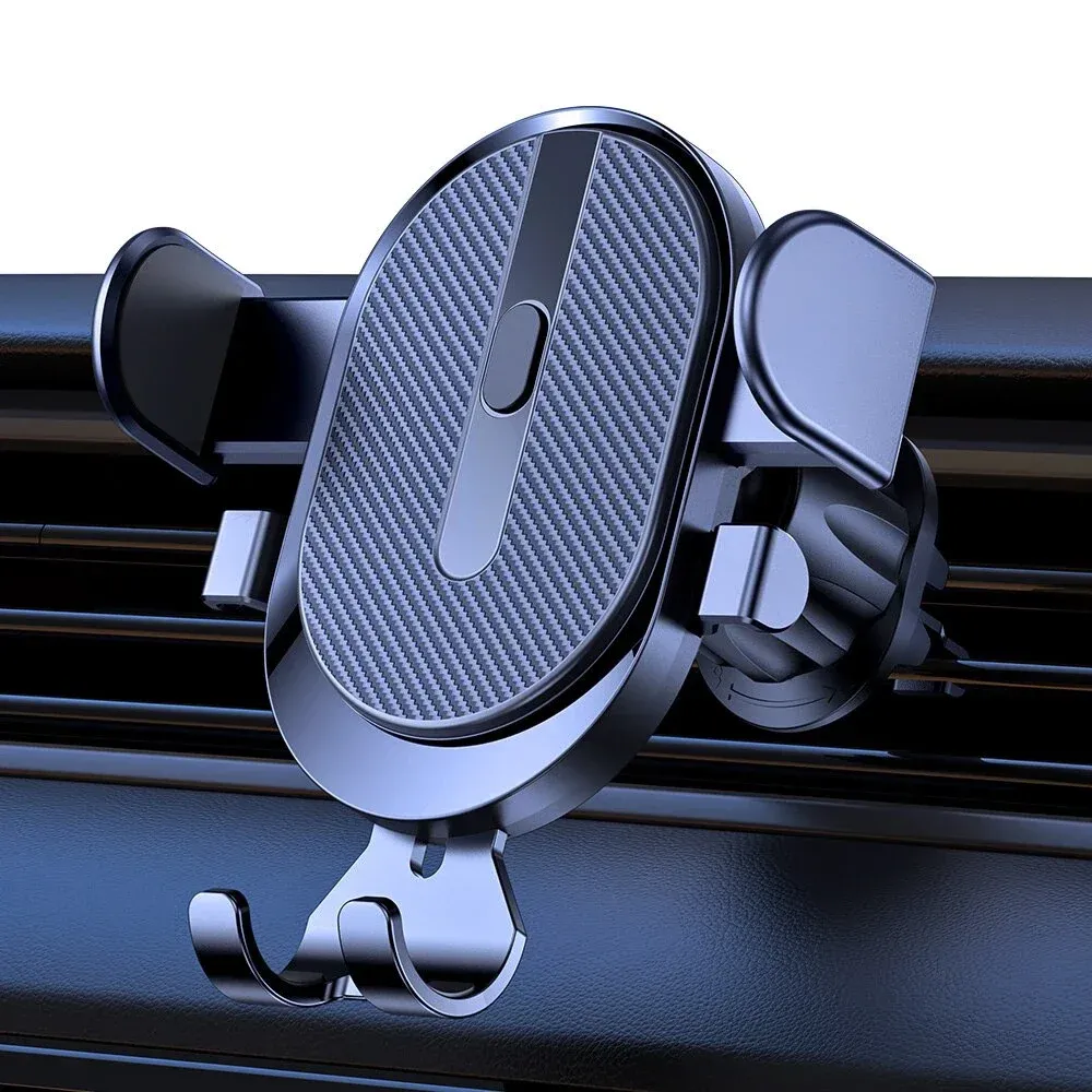 Support de téléphone universel à gravité pour voiture, fixation sur grille de ventilation, compatible avec tous les téléphones 7
