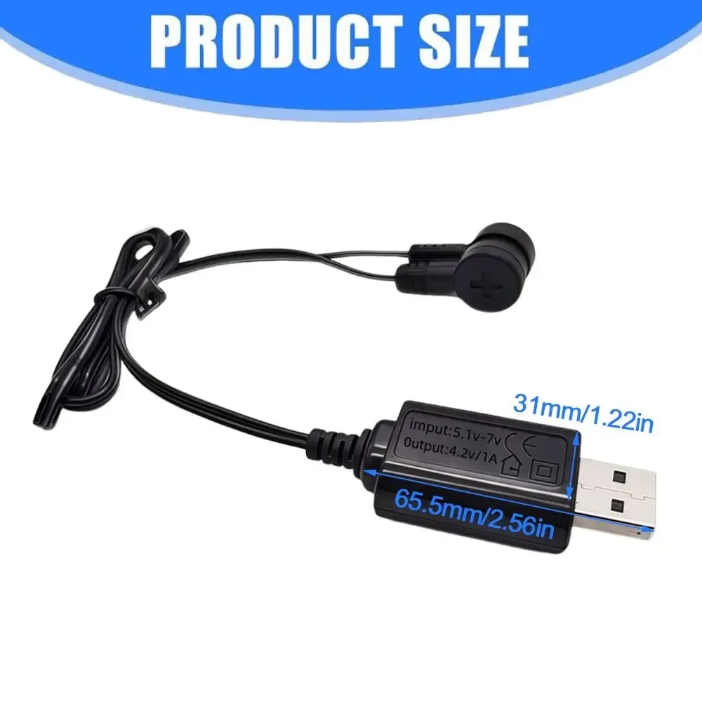 Chargeur de batterie au lithium magnétique USB, vue 1