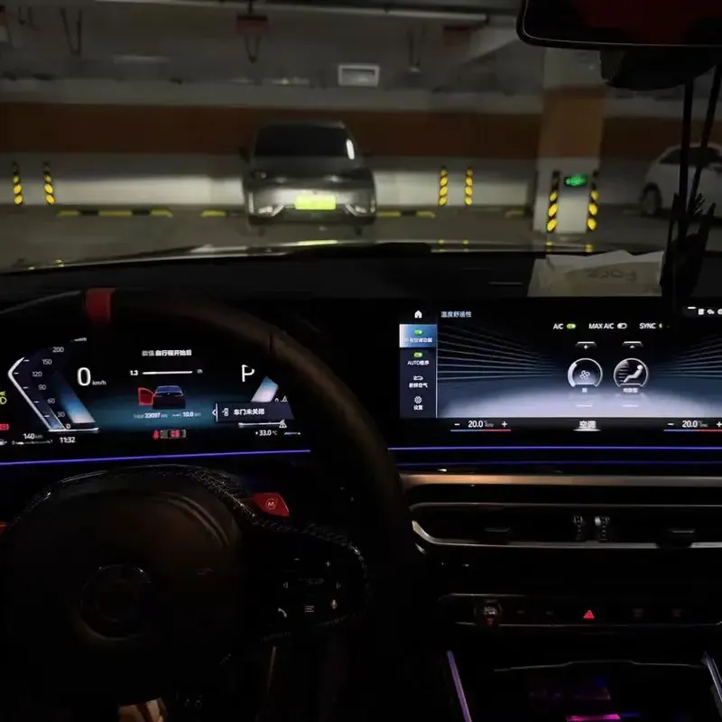 Éclairage d'ambiance LED BMW, ruban lumineux