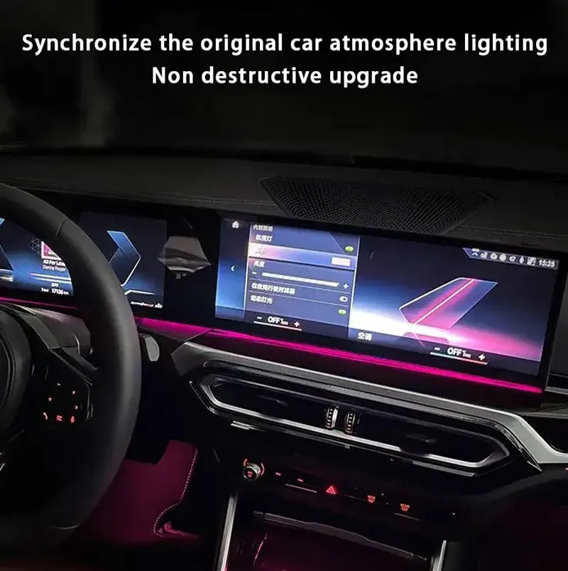 Éclairage d'ambiance LED BMW, ambiance de conduite