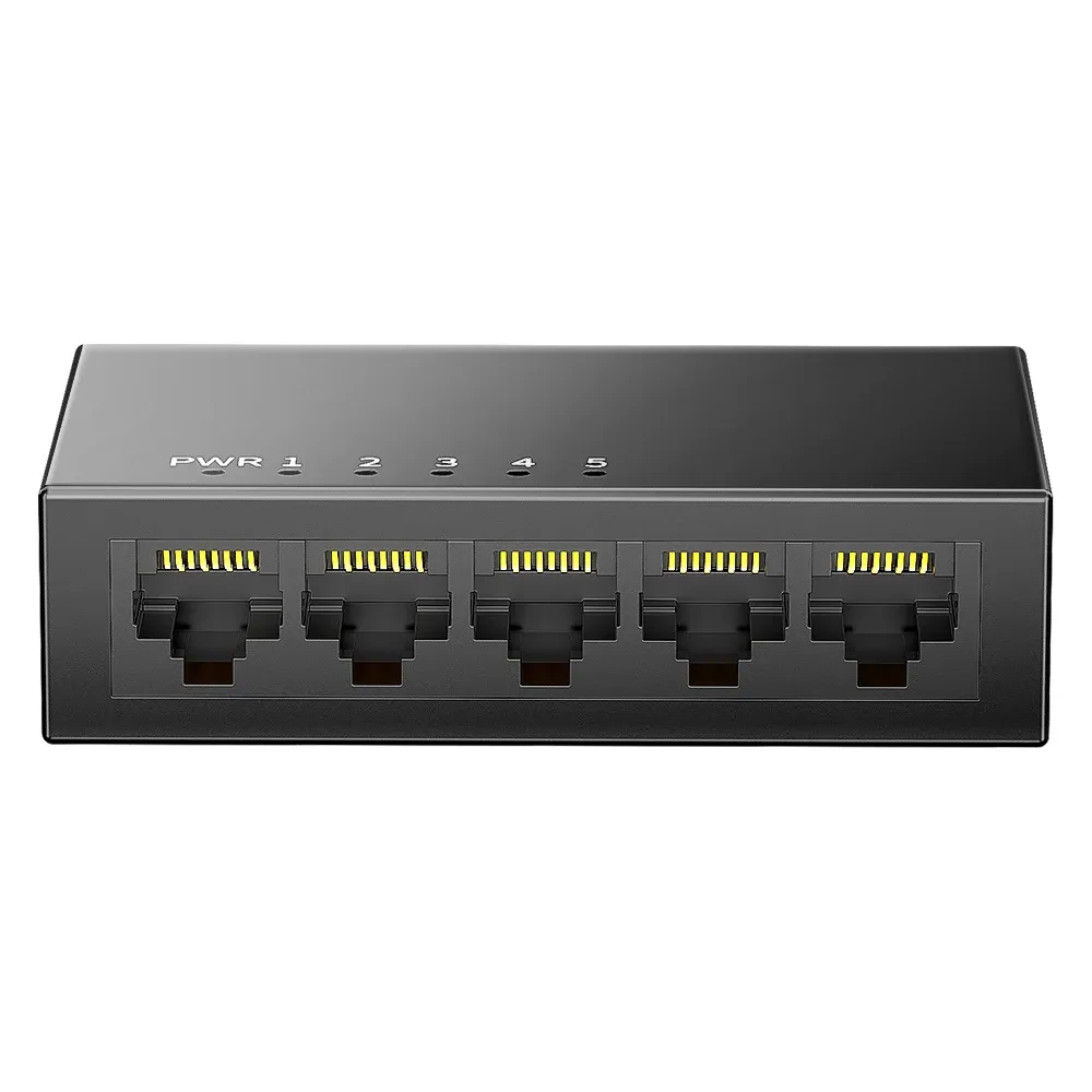 AMPCOM – Commutateur réseau Gigabit 1000 Mbps, 5 ou 8 ports, Commutateur Ethernet intelligent 7