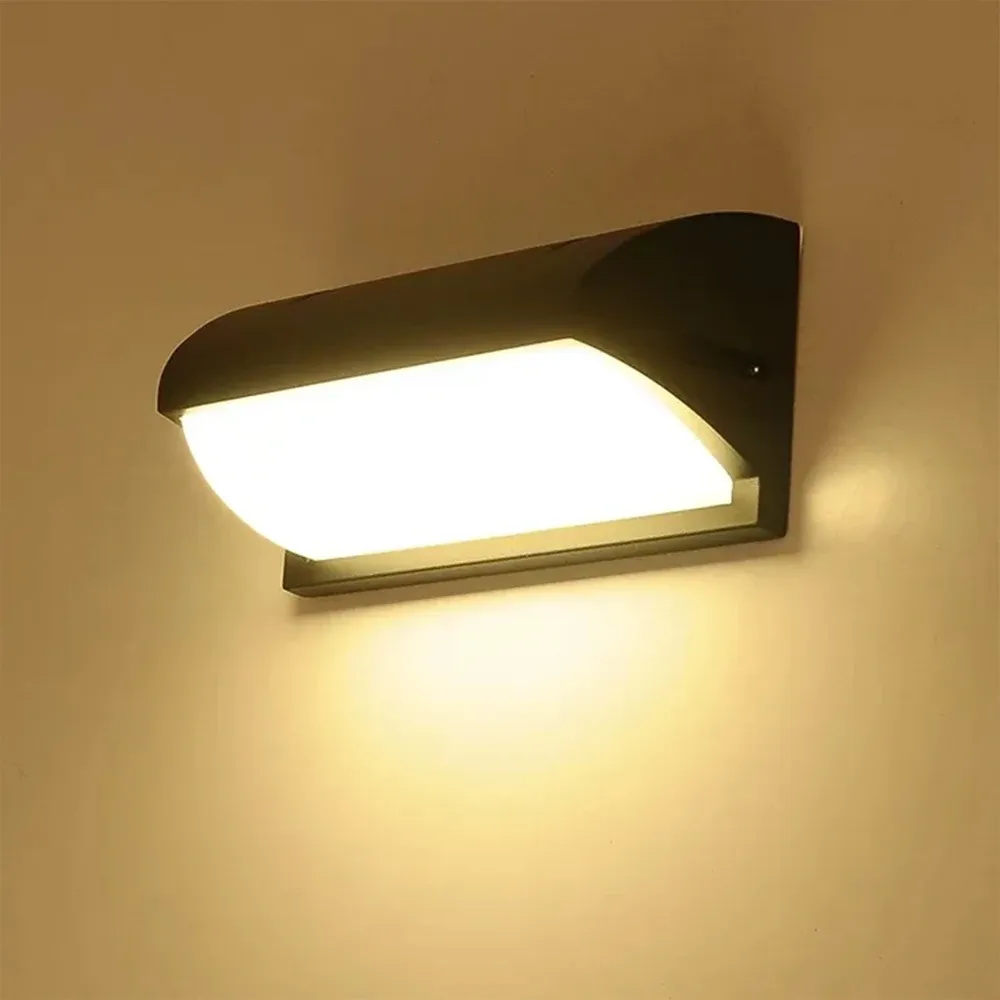 Applique murale LED étanche, modèle A, détail du design