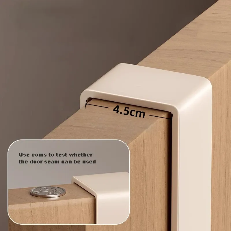 Organisateur mural sans perçage à suspendre derrière la porte, avec crochets pour vêtements 4
