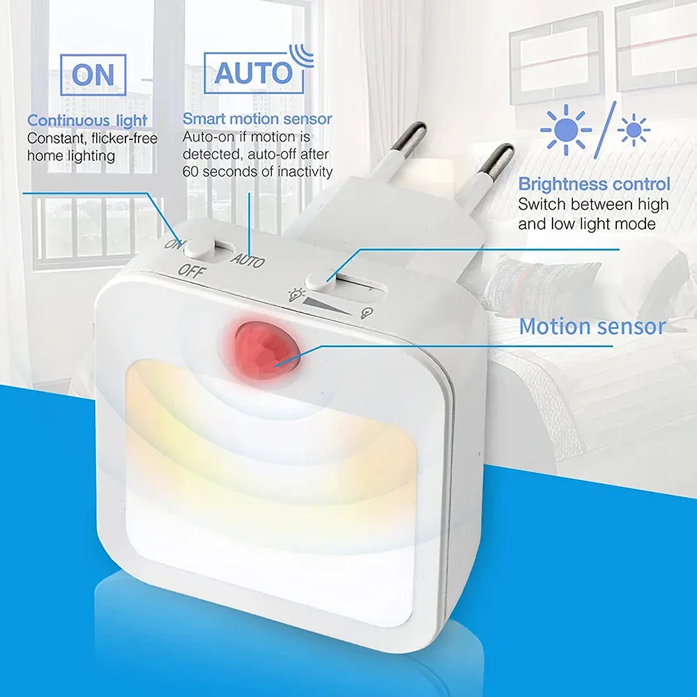 Veilleuse rechargeable en situation