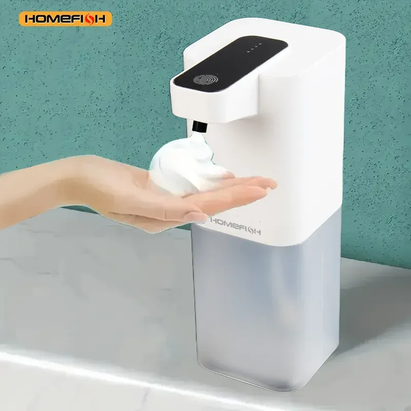 Distributeur de savon automatique à capteur infrarouge, vue d'ensemble