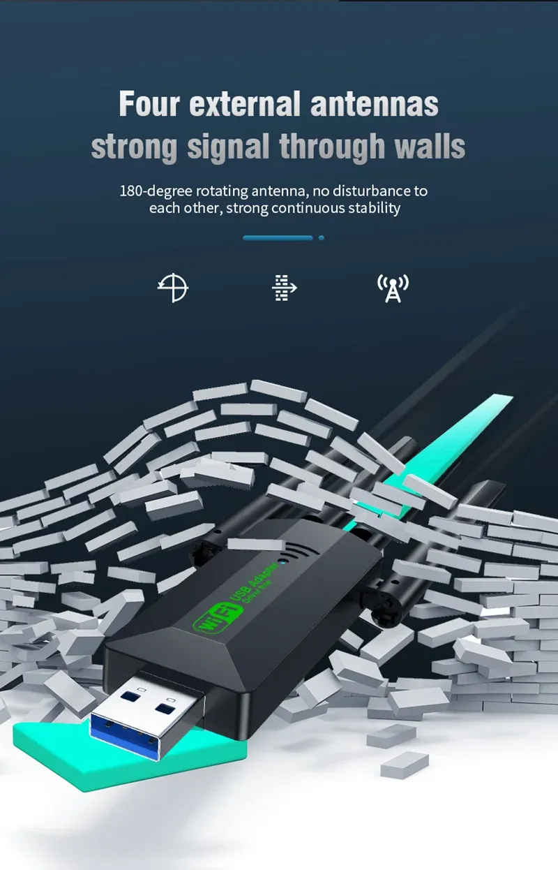 Adaptateur Wi-Fi pour ordinateur portable