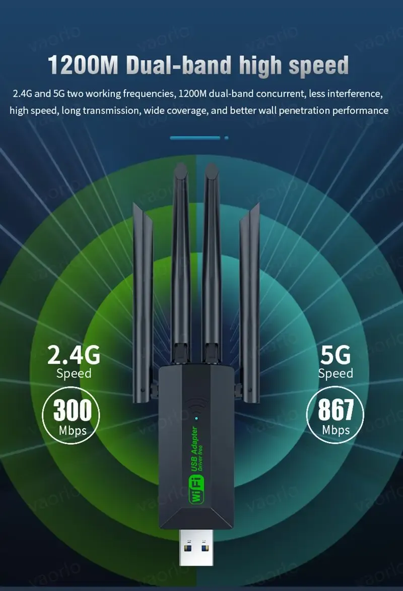 Design de l'adaptateur Wi-Fi