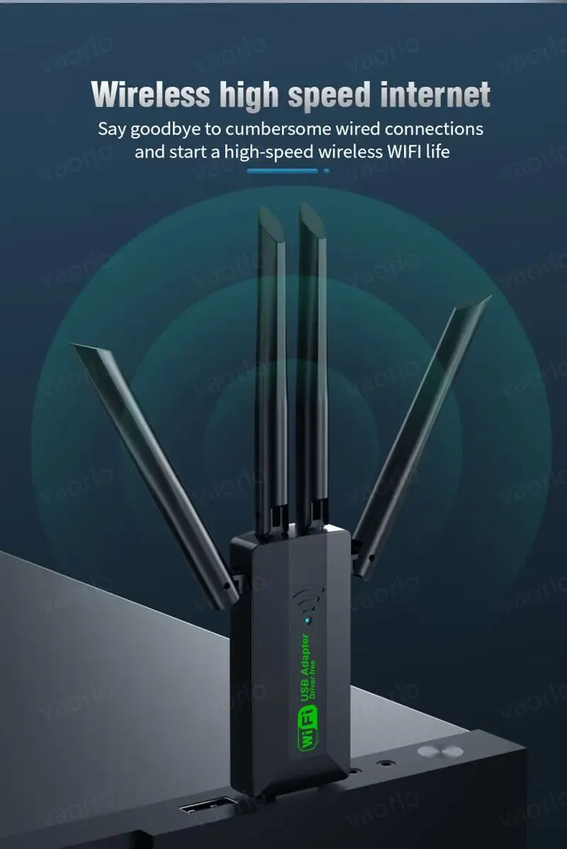 Antennes de l'adaptateur Wi-Fi
