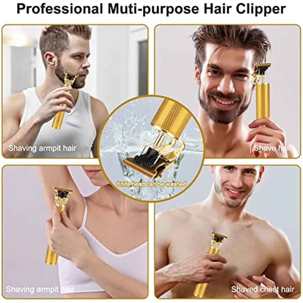 Tondeuse à cheveux électrique rechargeable Vintage T9 pour homme, rasoir professionnel de barbier 6