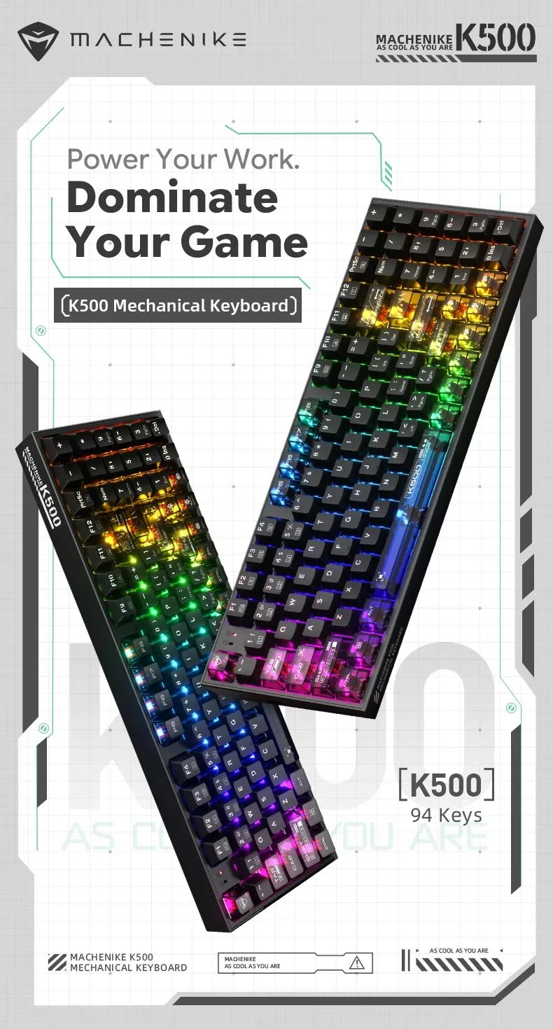 Clavier K500-B94 en situation